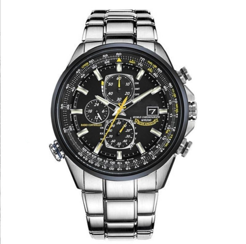 Multi-fonctionnel Timing Business Xitie Home Steel Belt Watch Imperméable