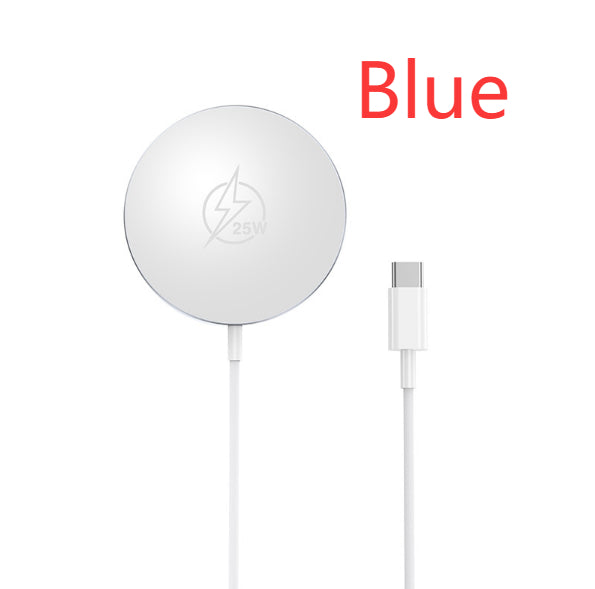 Chargeur sans fil magnétique 25W en métal idéal pour recharger sans fil des téléphones portables