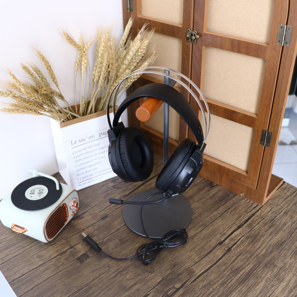 Casques sur-oreilles filaires pour ordinateur