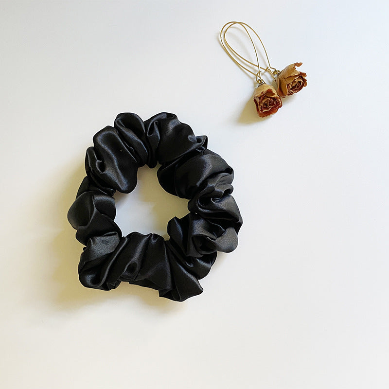 22mm High-end Heavyweight Silk Hair Tie design français sans couture