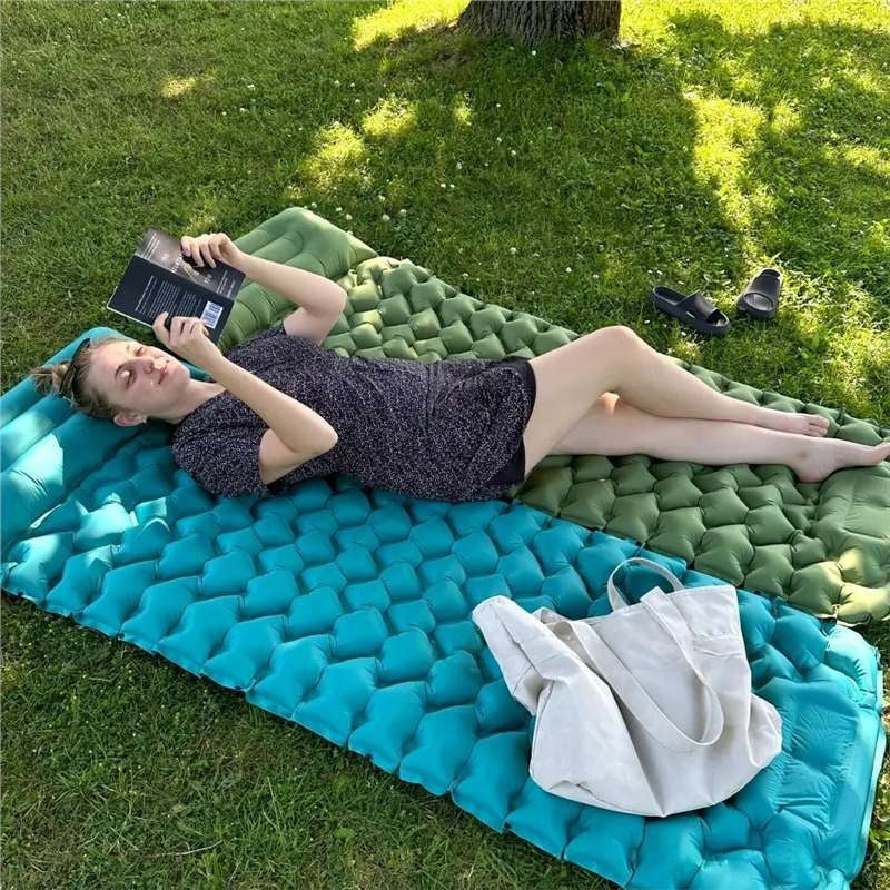 Pad de couchage gonflable pour une personne