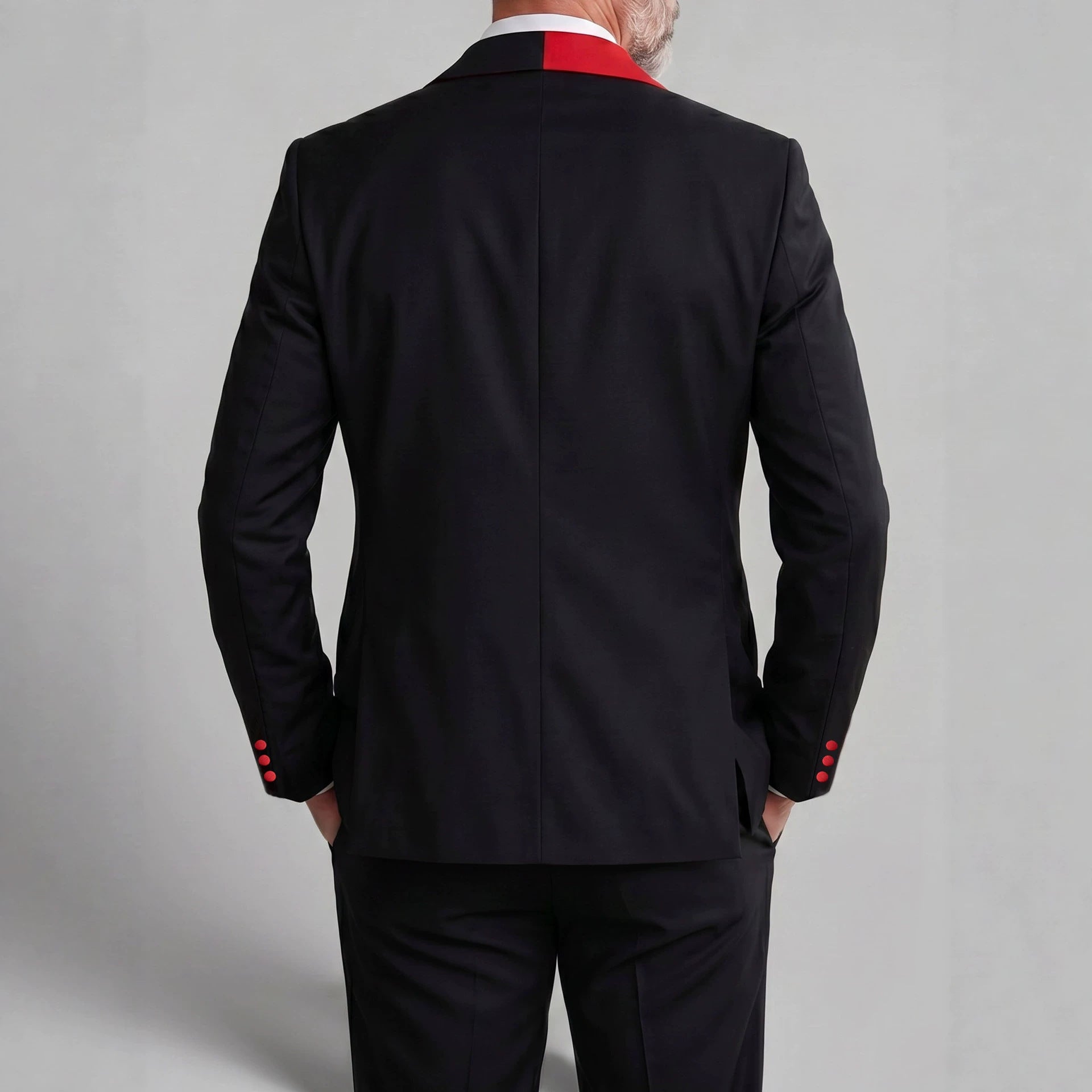 Costume d'affaires double brassard pour hommes