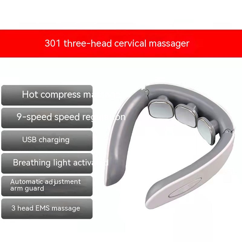 Instrument de massage Cervical Spine Intelligent Pulse Chauffage Physiothérapie Instrument Compr