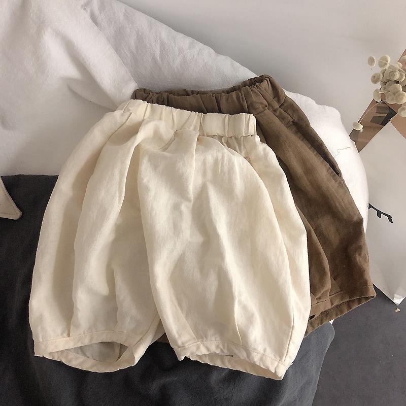 Pantalon en coton massif couleur enfant