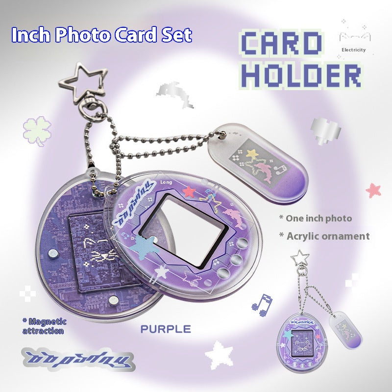 American Retro Pendentif Star-chasing Mini Camion Mini Porte-carte