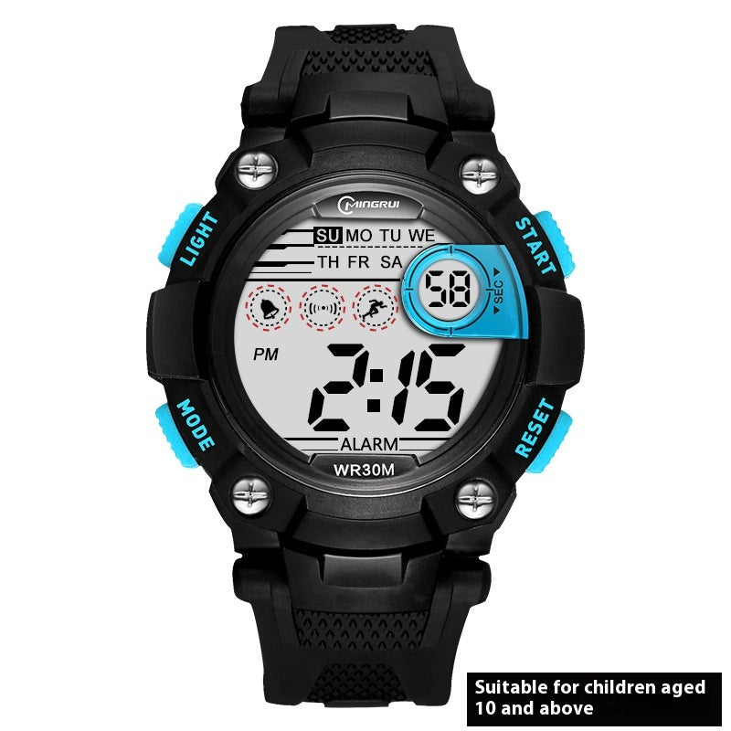 Waterproof Anti-fall Multifonctionnel Sports Student Electronic Watch