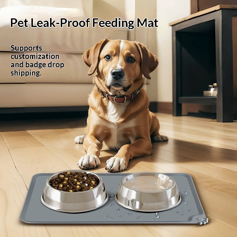 Nourriture pour animaux de compagnie en silicone de qualité alimentaire Et résistant aux fuites