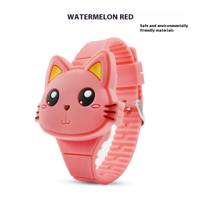 Epoxy LED Cartoon Enfants Montre
