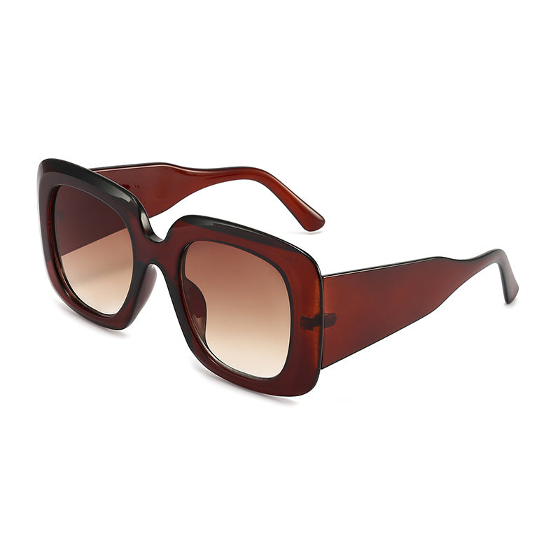 Lunettes de soleil européennes et américaines tendance surdimensionnées