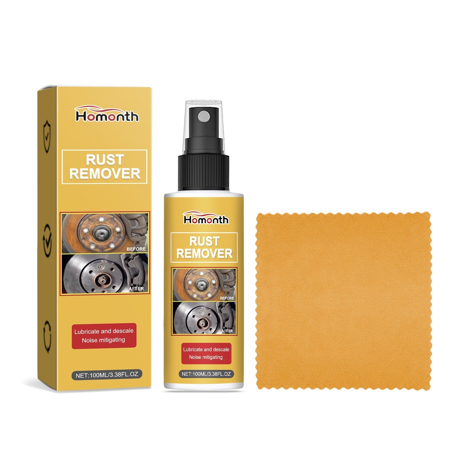 Automobile métal Rust Enlever auto polissant Nettoyant Agent soin de peinture