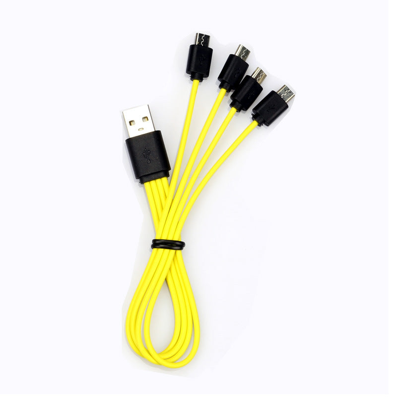 Batterie Lithium rechargeable USB No.5 1.5V Quatre sections Un ensemble de câbles de charge des quatre Drag