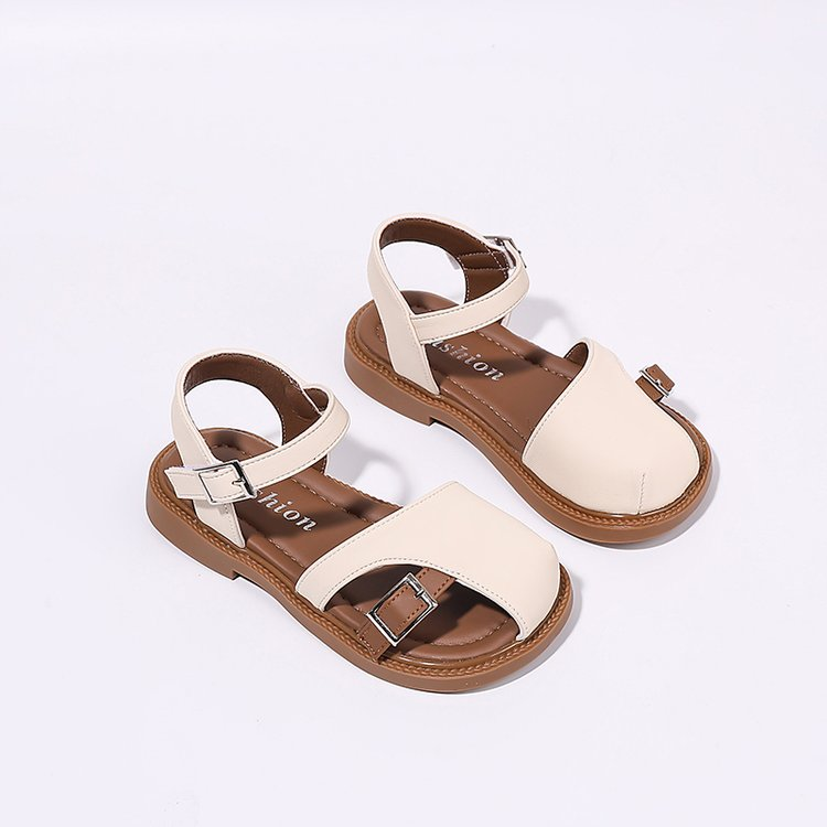 Été Coréen Style moitié orteil fermé filles Sandales