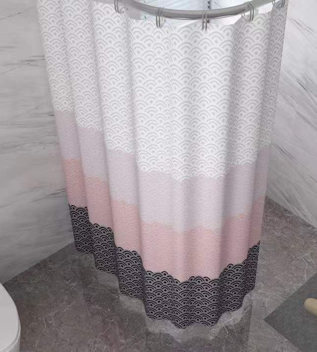 Polyester Imperméable Et Mildew Proof Salle de bain Rideau de douche Rideau de séparation