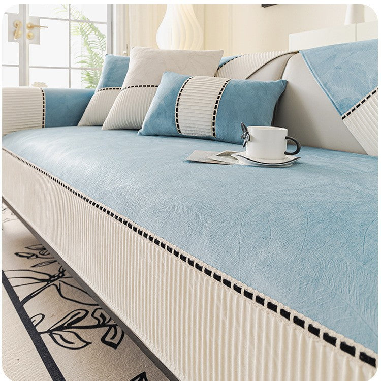Crème de luxe légère Coussin Sofa quatre-saison universelle