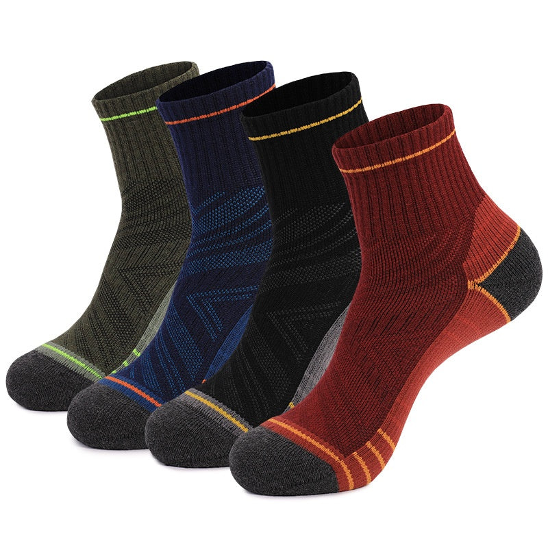 Chaussettes en laine respirantes antidérapantes pour homme résistant à l'usure