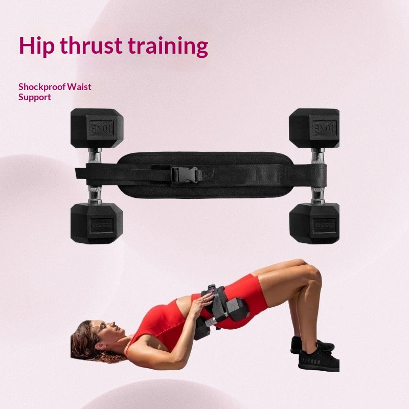 Yoga Dumbbell Waist and Glute Bridge Assist Band avec un design antidérapant