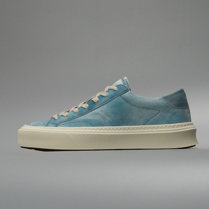 Hommes Cuir véritable décontraction Lavé Casual Slip-on Chaussures