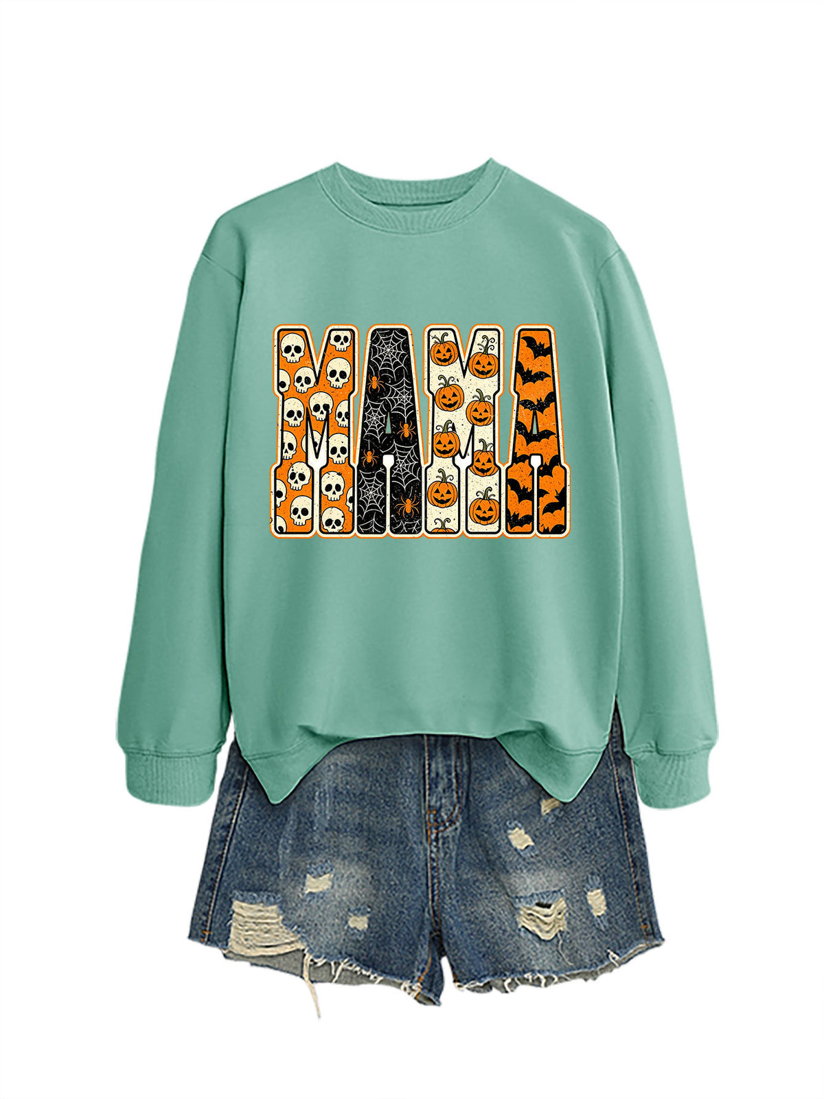 Hoodie d'Halloween pour femmes avec araignée de crâne et Jack-o-lantern Designs
