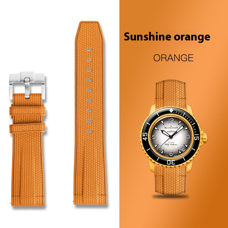 Bracelet de montre de sport en silicone en caoutchouc