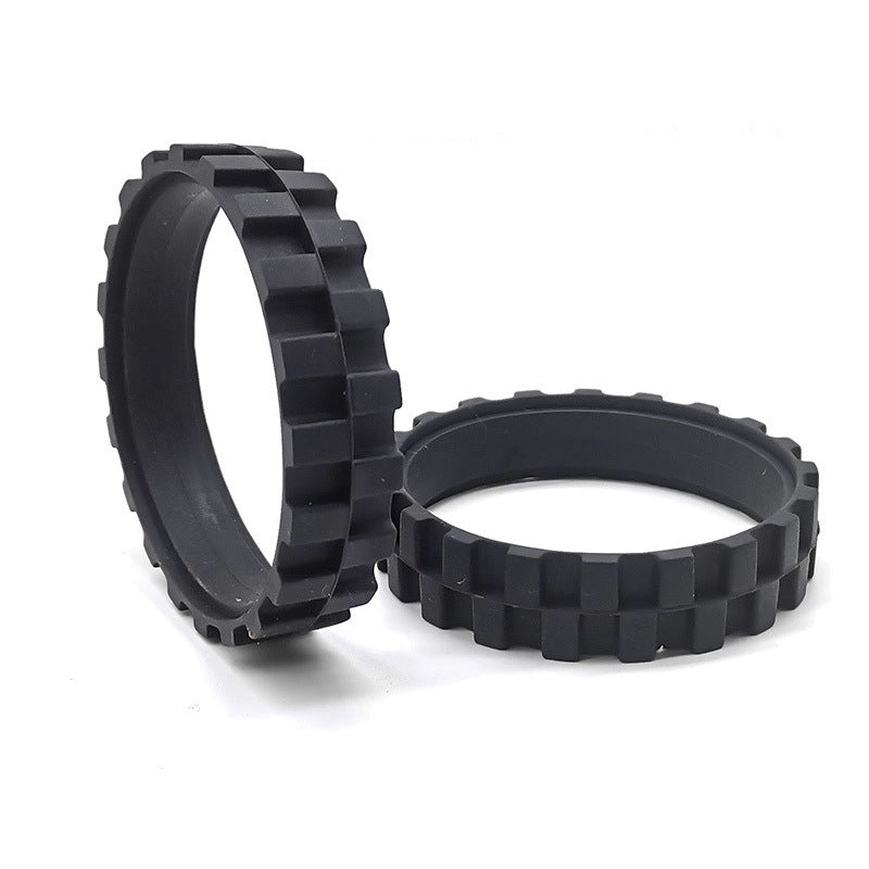 Pneu robot anti-abrasion Pneu de ceinture noir