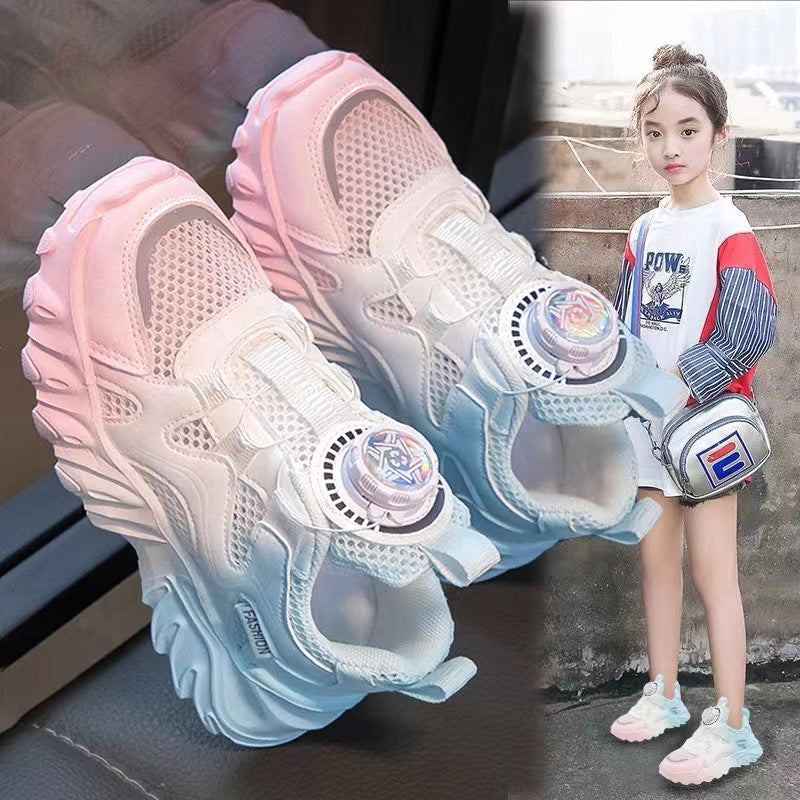 Sneaker respirant à bouton rotatif Mesh