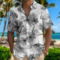 T-shirt à manches courtes en impression numérique de mode homme de taille Plus
