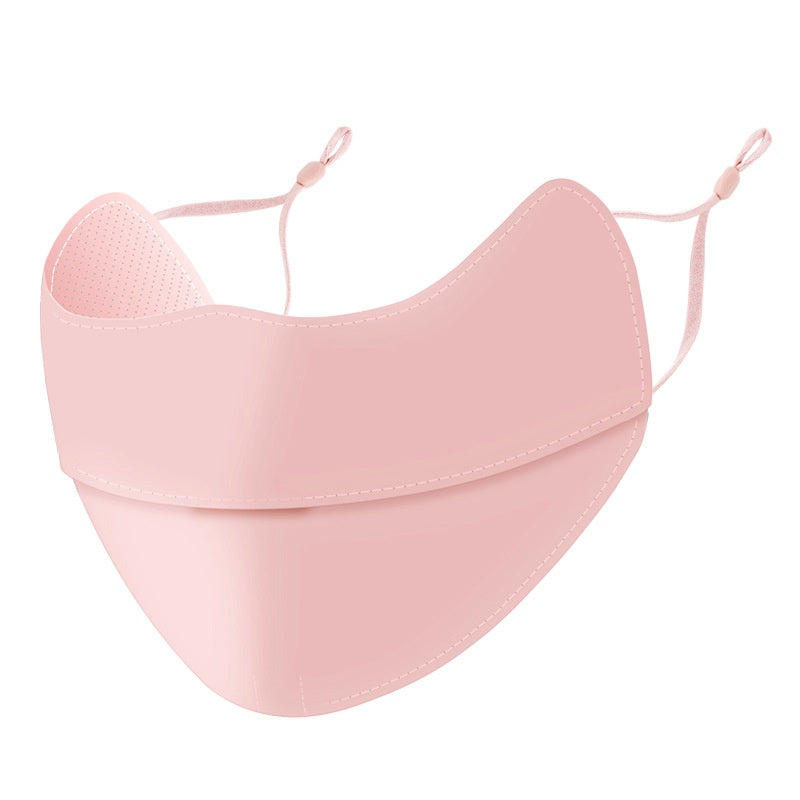 Masque de visage protecteur de la soie de glace pour femmes
