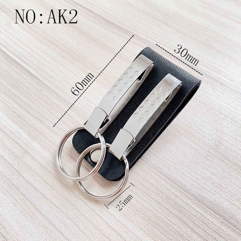 Boucle de ceinture vintage en acier inoxydable portable