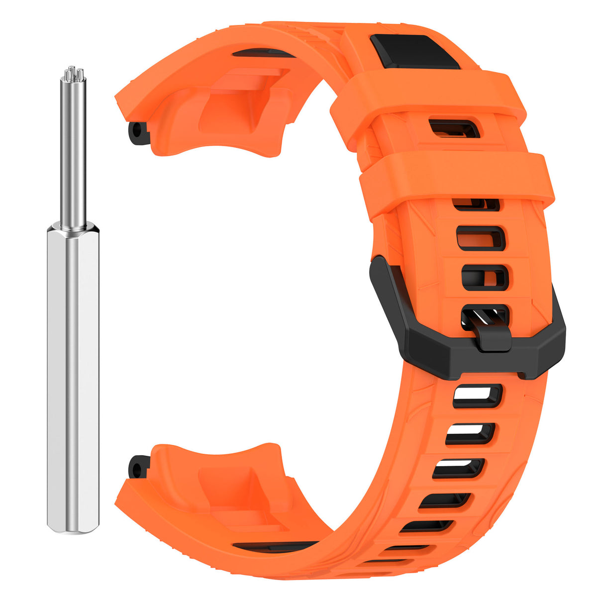 Applicable à la sangle en silicone sport bicolore Huami