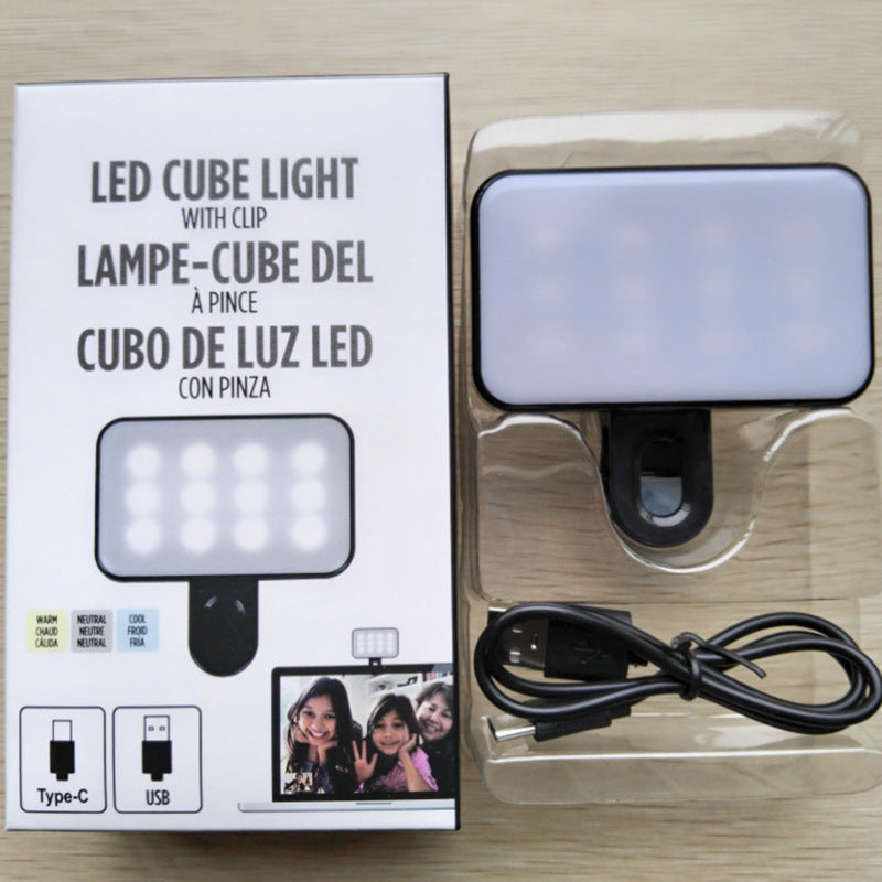 Caméra de téléphone mobile Light-supplémenting Light Live Video