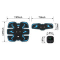 Rechargeable EMS Abdominal Muscle Toning Trainer ABS Stimulateur Toner Fitness UK