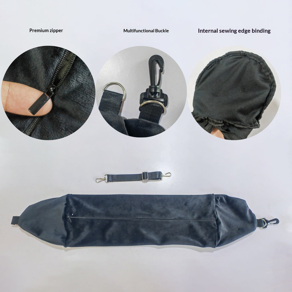 Couverture d'oreiller pliable pour les voyages de conduite en extérieur