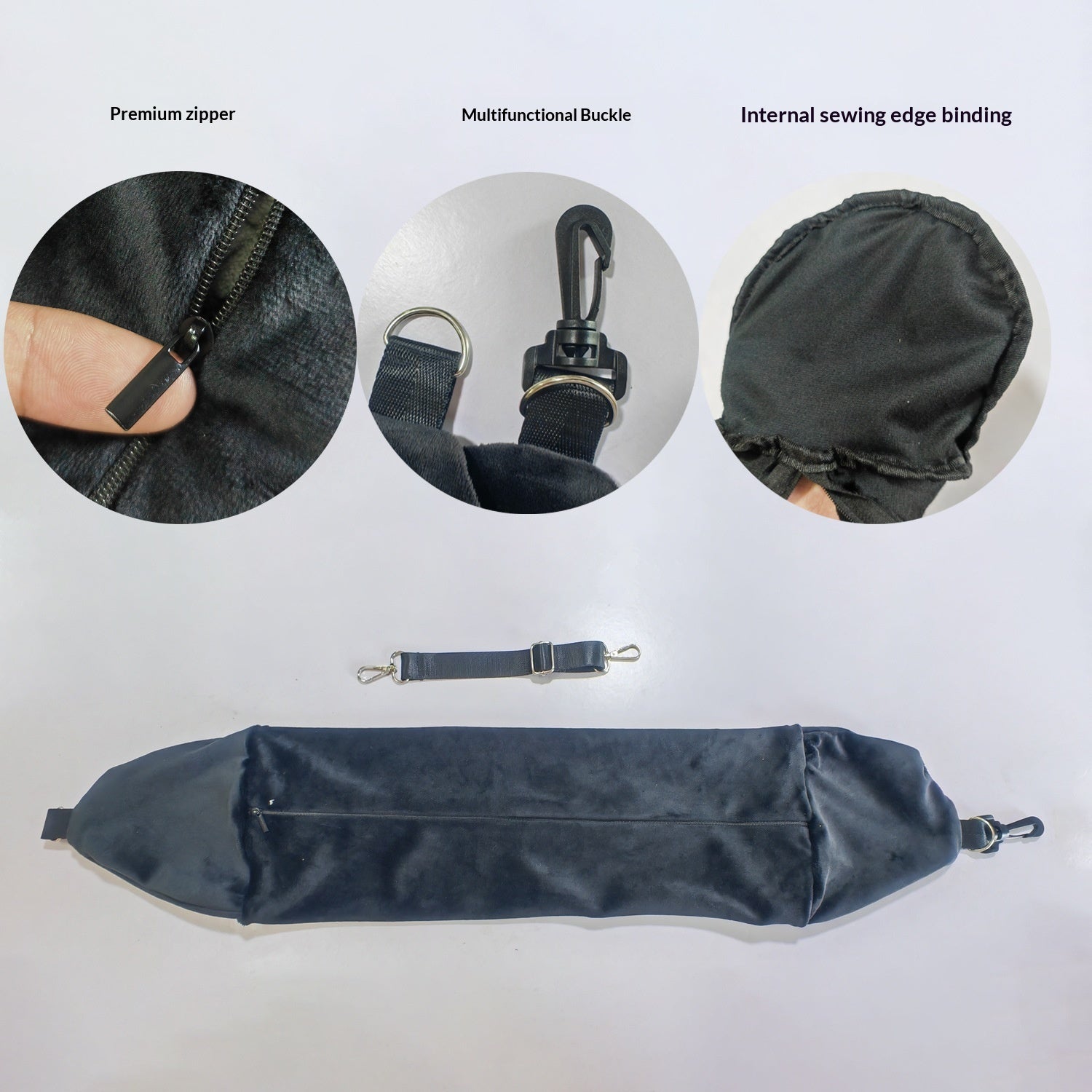 Couverture d'oreiller pliable pour les voyages de conduite en extérieur