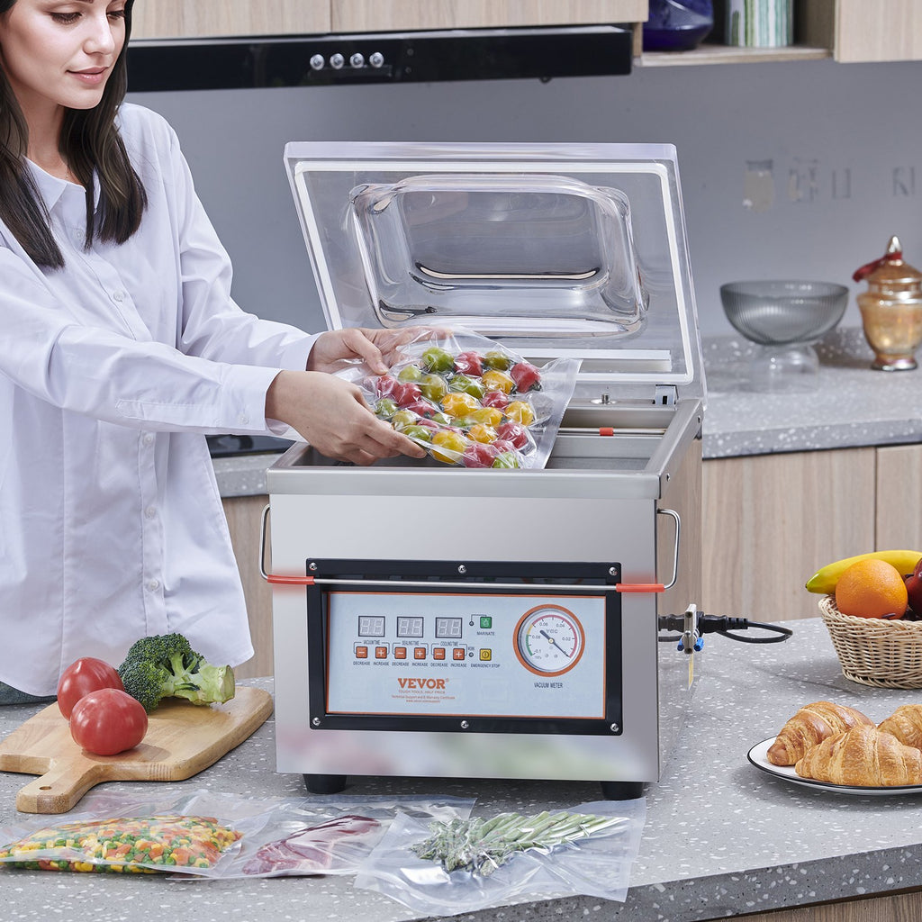 VEVOR Chambre Aspirateur Sealer DZ-260C Chambre de cuisine Aspirateur Sealer