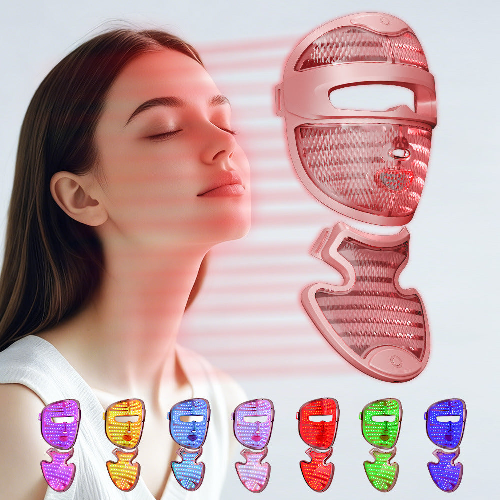 Masque visage LED 7 couleurs pour appareils de beauté