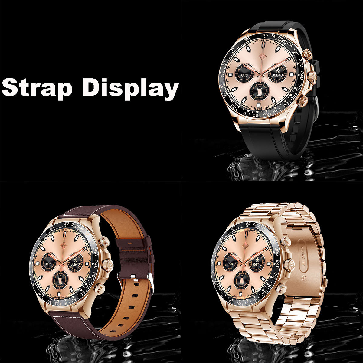 Écran rond Smart Watch EX108 Bluetooth Appel