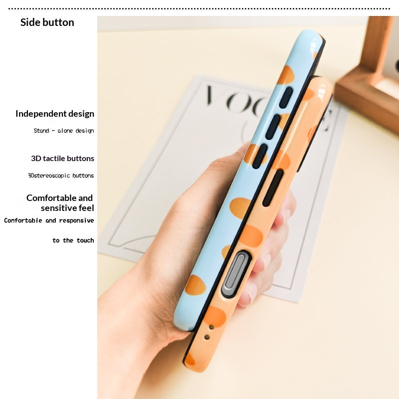 Film Glossy Two-in-one Phone Drop-proof Case