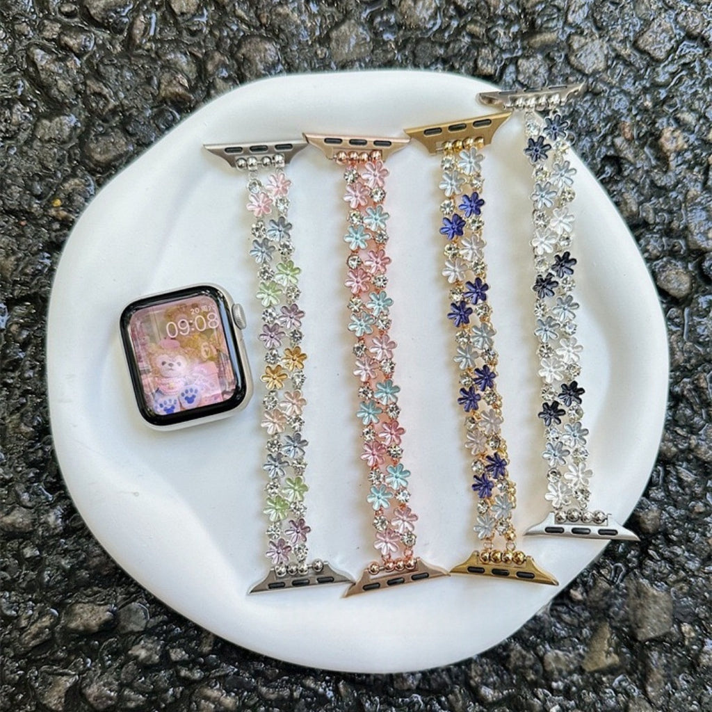 Bracelet daisy-fleur élastique à boucle unique