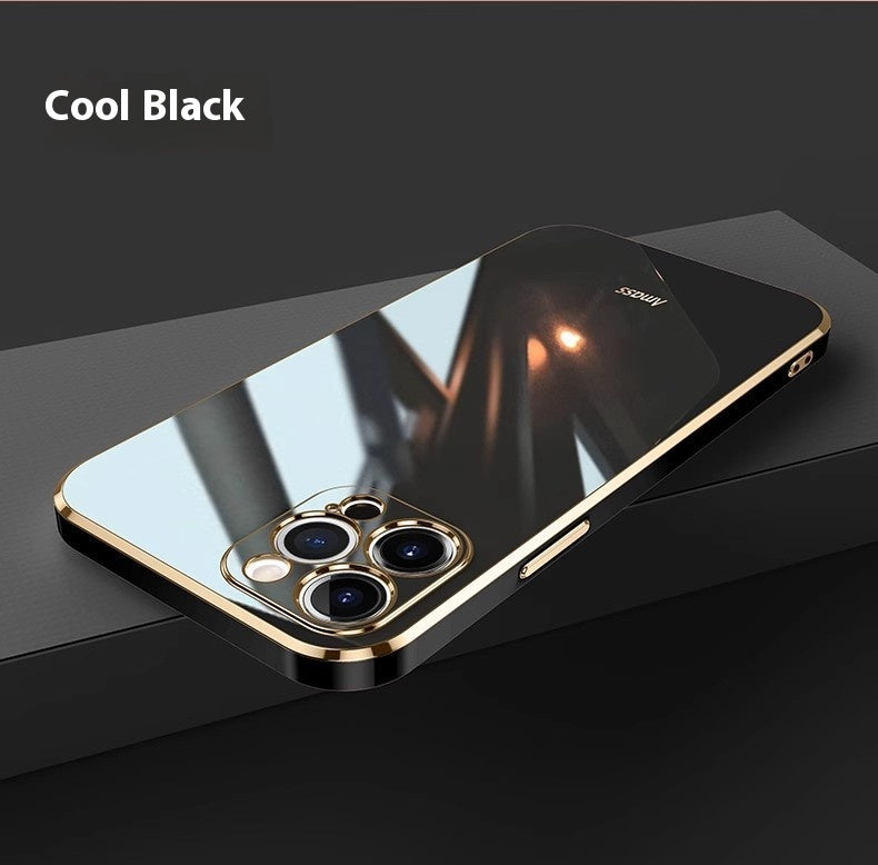 Simple 6D Bord droit Electroplating adapté pour 16 cas de téléphone