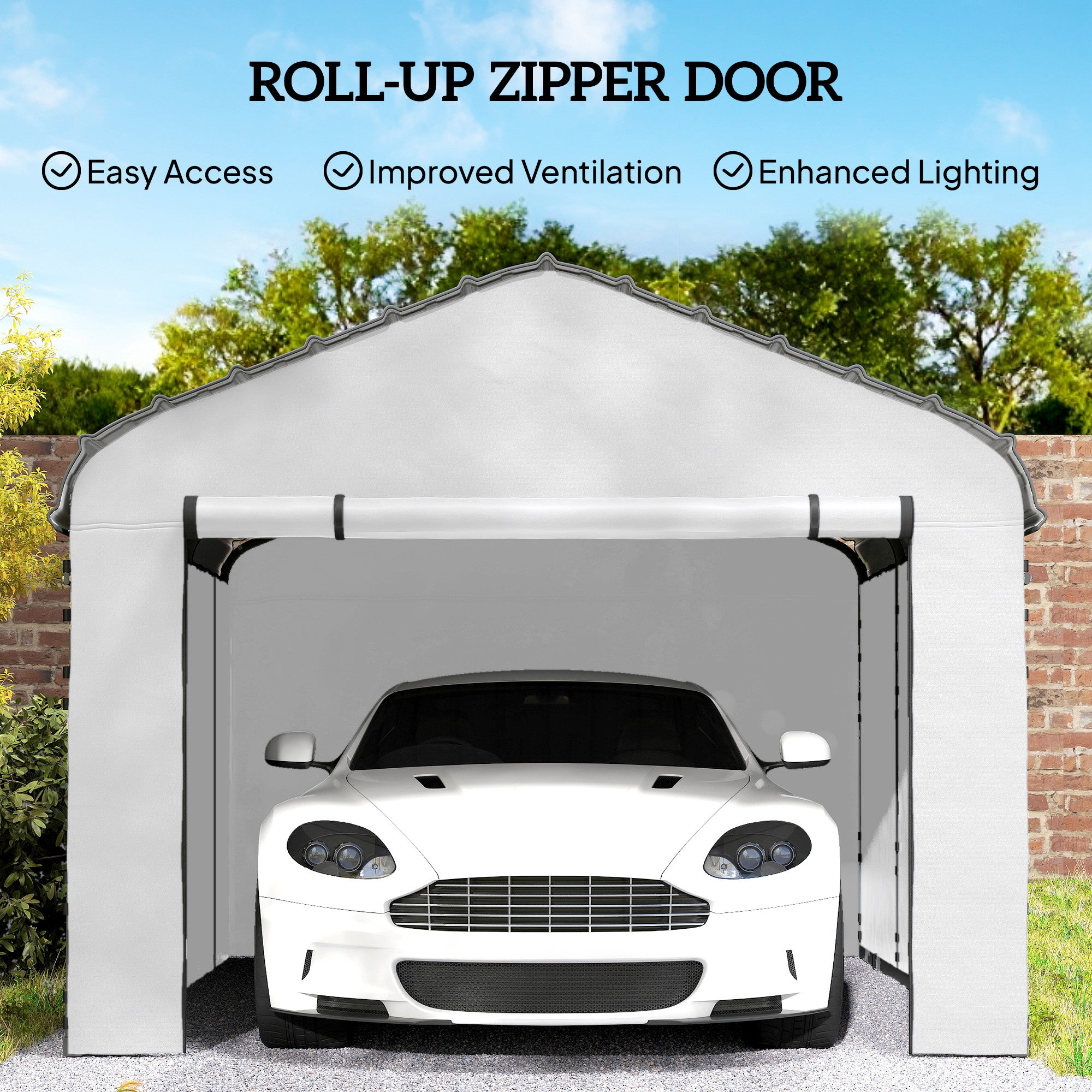 Panneau latéral de remplacement de port de voiture pour 12 x 20