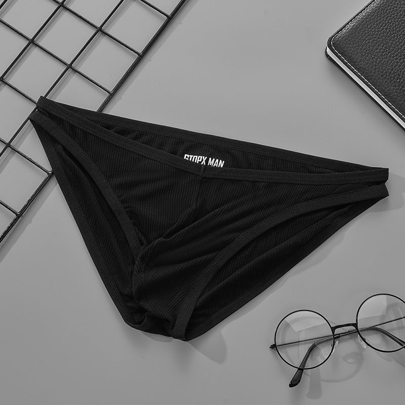 Sous-vêtements en forme de V pour hommes taille simple couche U convex