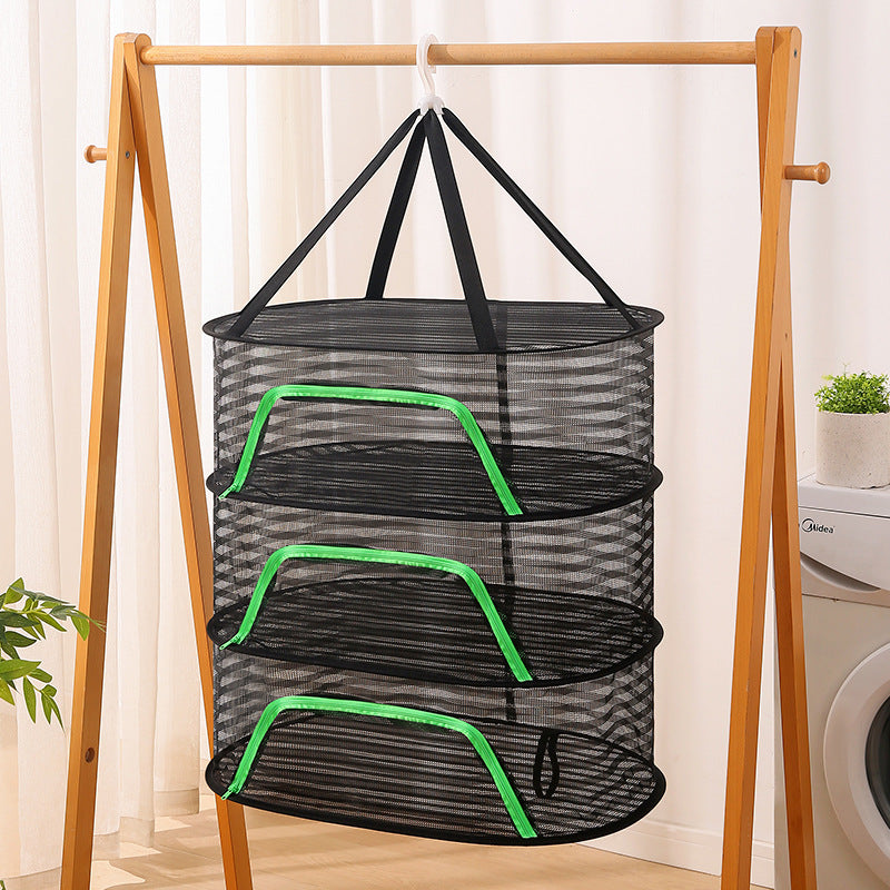 Réseau de suspension Produits secs Artifact Fly Cage Foldable Balcon Les choses de séchage