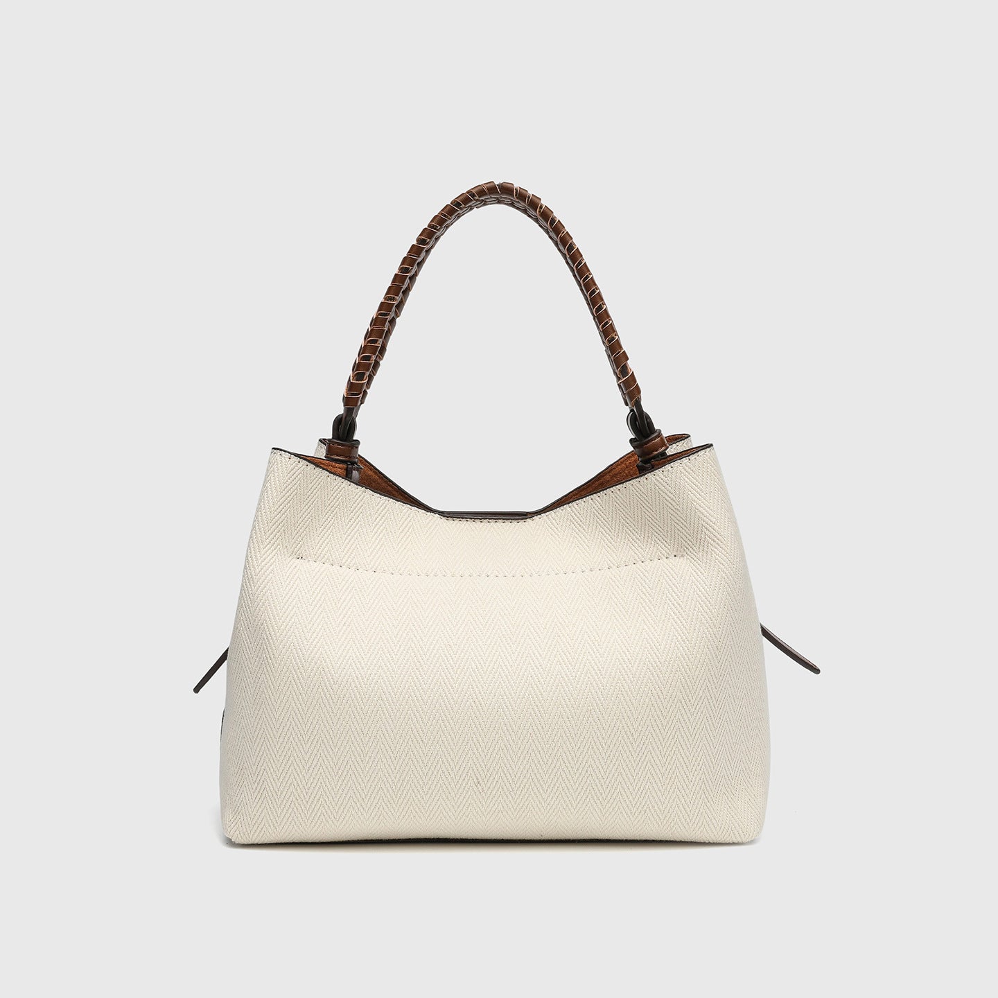 Sac à seau en paille tissé à la main - Tige casual pour femmes avec sangle d'épaule pour Dai Printemps Été