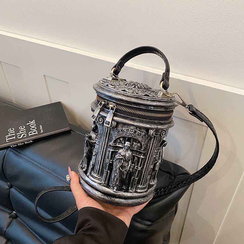Niche Design 3D Embossé Sac à bandoulière personnalisé