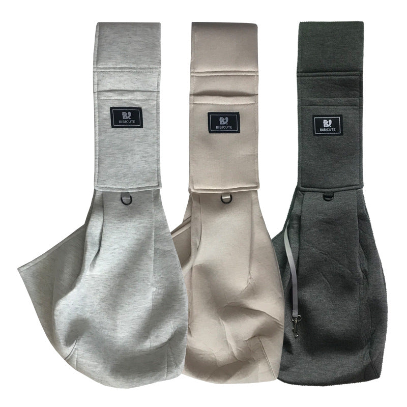 Sac à dos élégant et compact pour les épaules d'animaux de compagnie qui peut également être écrit comme un sac de corps croisé