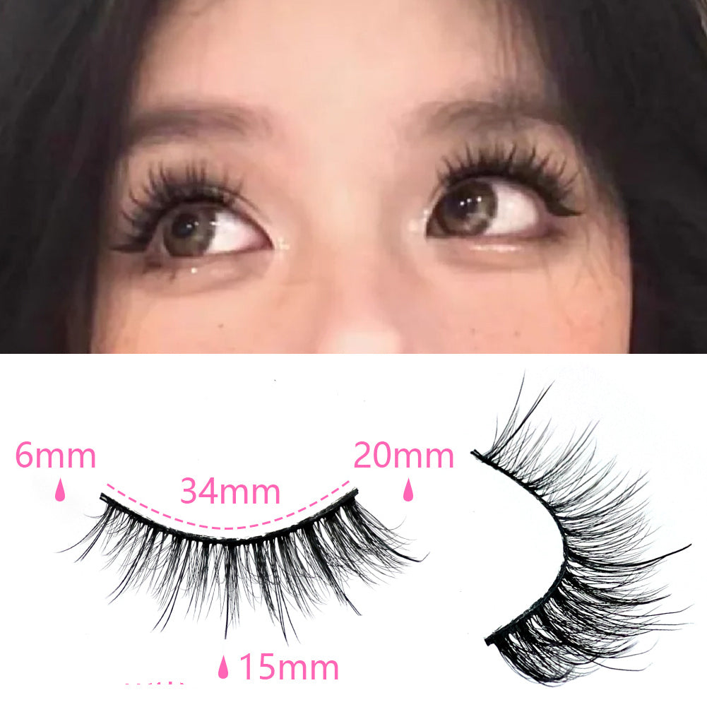 Les faux cils 3D sont multicouches