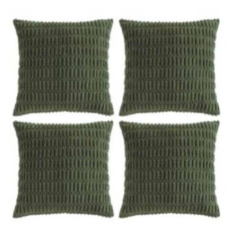 Moderne Minimalist Corduroy Couvercle de coussin de canapé en grain de blé
