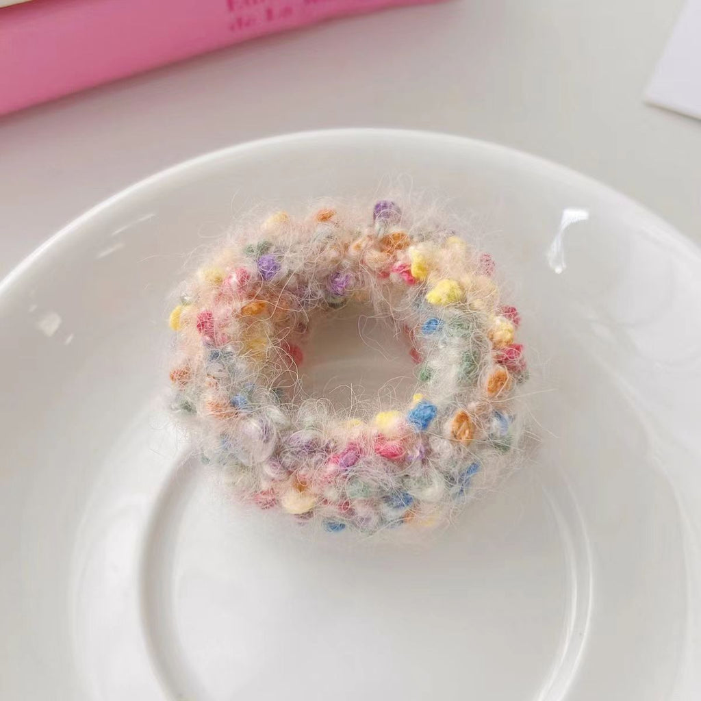 Simple Plush Hair Tie for Women