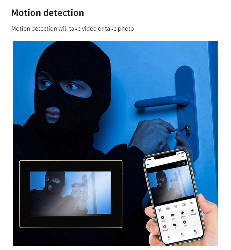 Vidéo Intercom Doorbell 1v2 Surveillance en temps réel Réseau sans fil Intelligent Intercom Sys