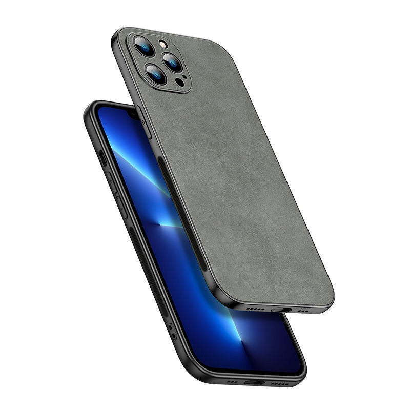 Téléphone portable Shell pour IPhone Simple Sheepskin haute sensibilité masculine